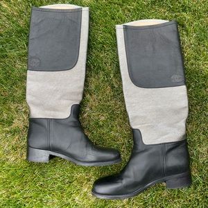 Chanel knee boots